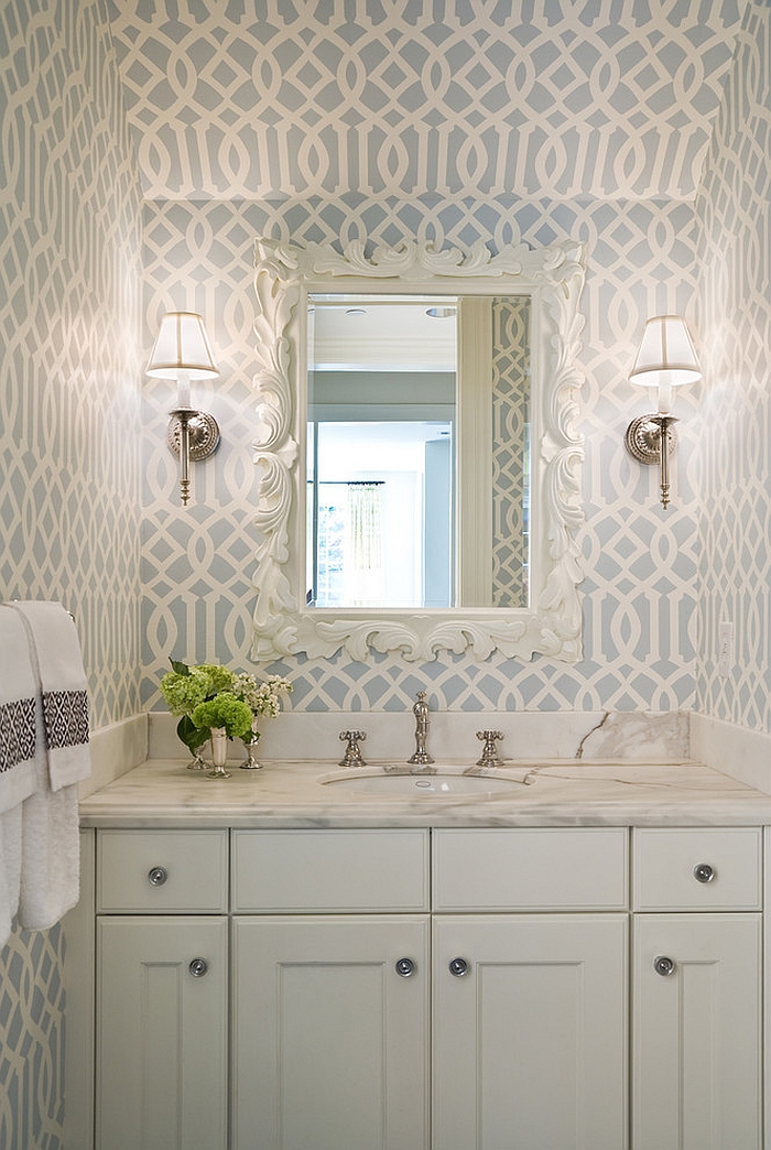 Gorgeous Wallpaper Ideas For Your Powder Room
