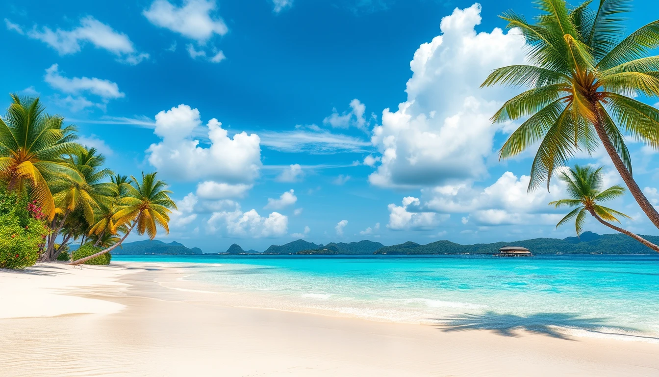 Tropical Island Wallpaper