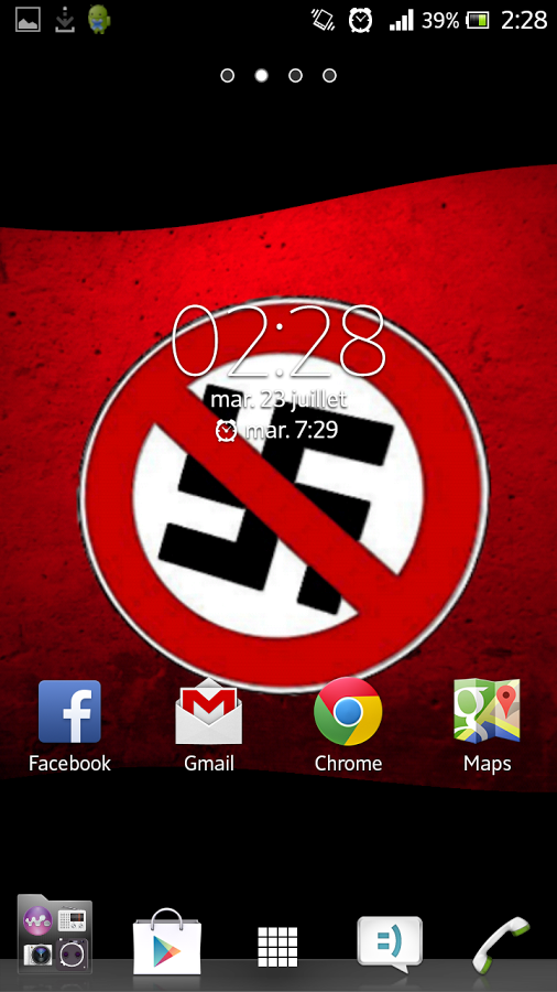 Anti Nazi Flag Live Wallpaper Screenshot