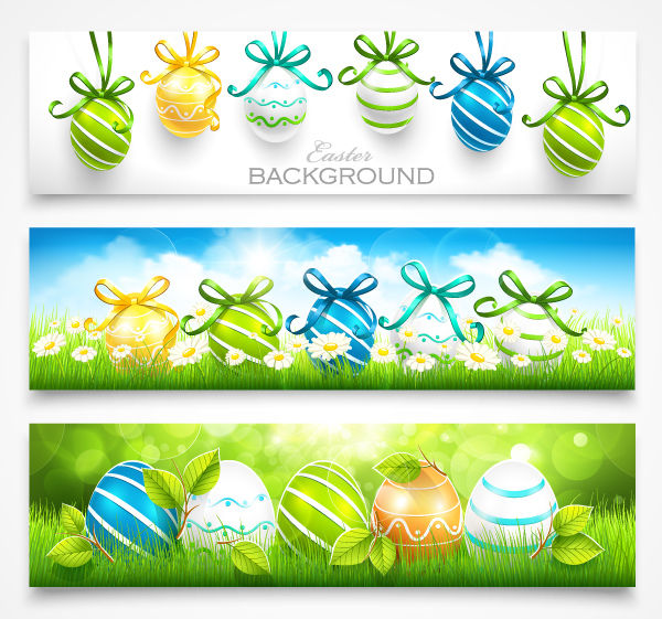 Beautiful Easter Background Resource For Designers