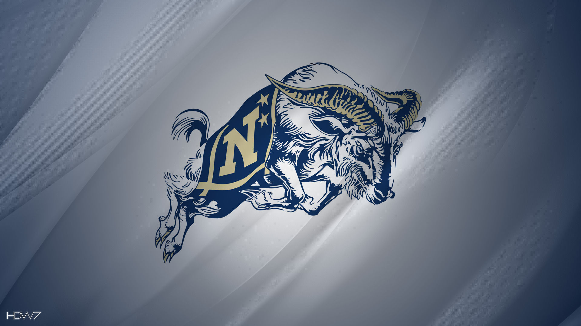 Navy Football Logo Wallpaper Image