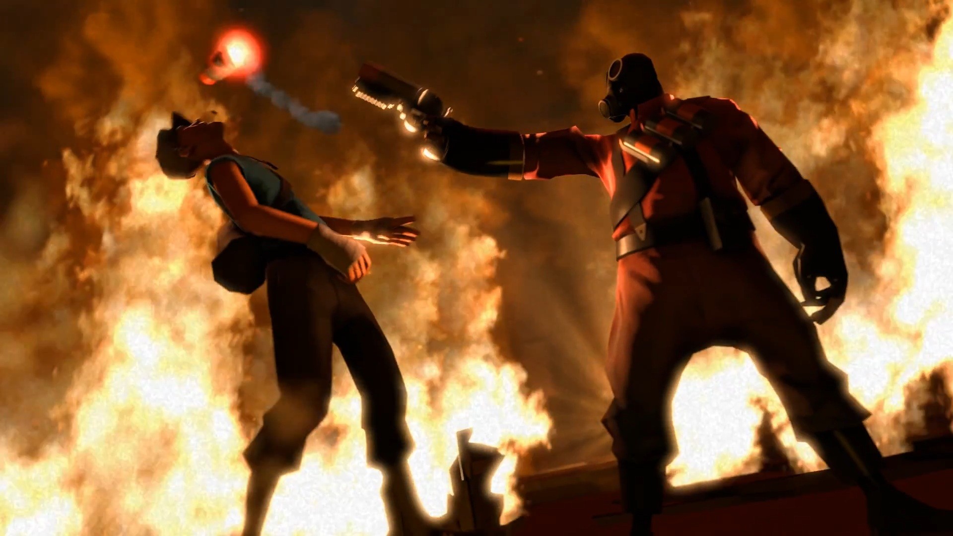 Pyro Tf2 Wallpaper Scout Team Fortress