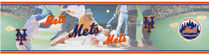 MLB New York Mets Wall Border Sale 1495 w Free Shipping 5815418