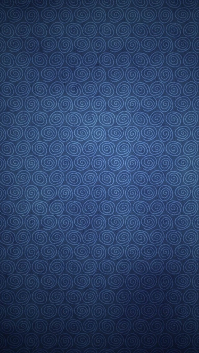 Blue Swirl Patterns Wallpaper iPhone