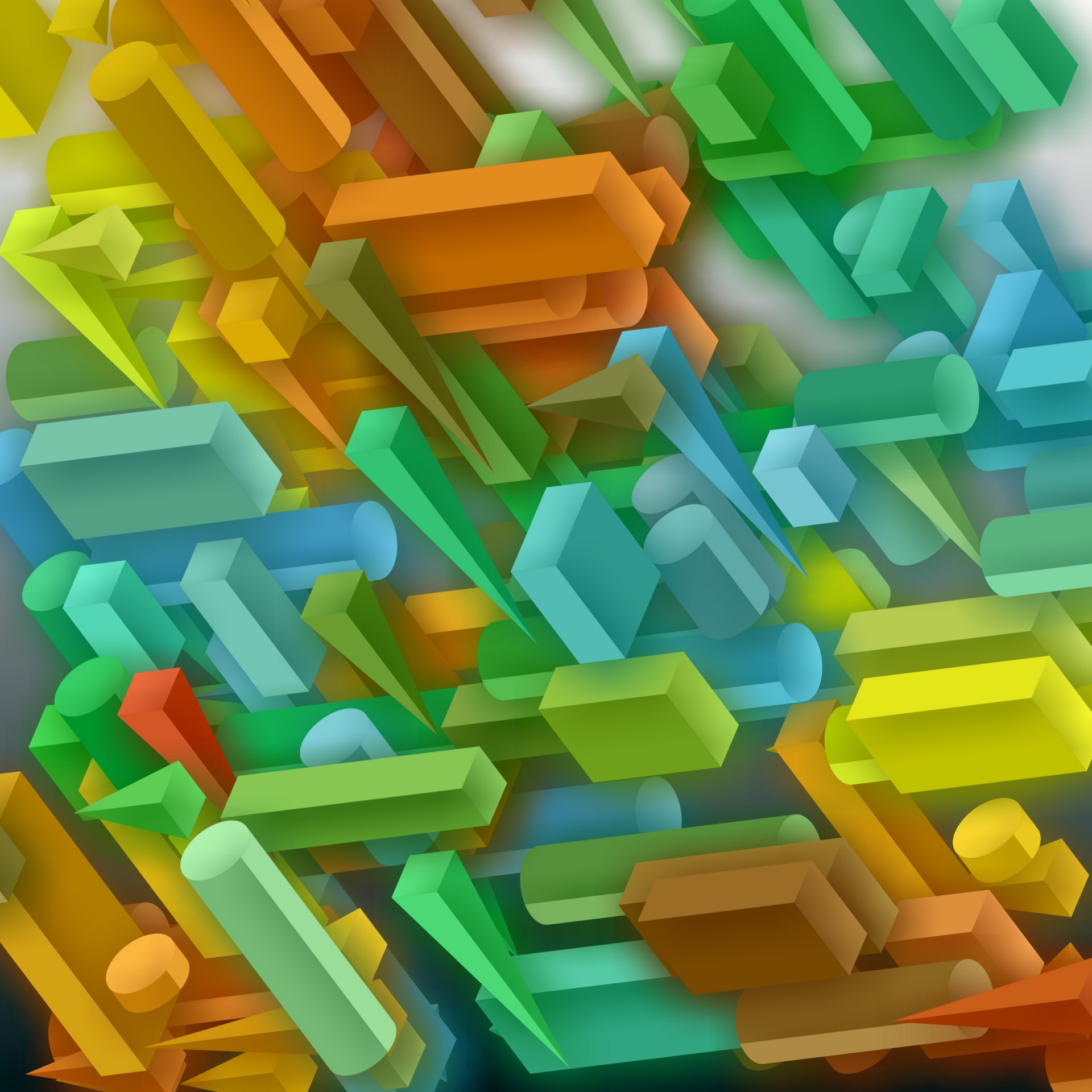 Wallpaper Color 3d Forms Cubes Photo From Needpix