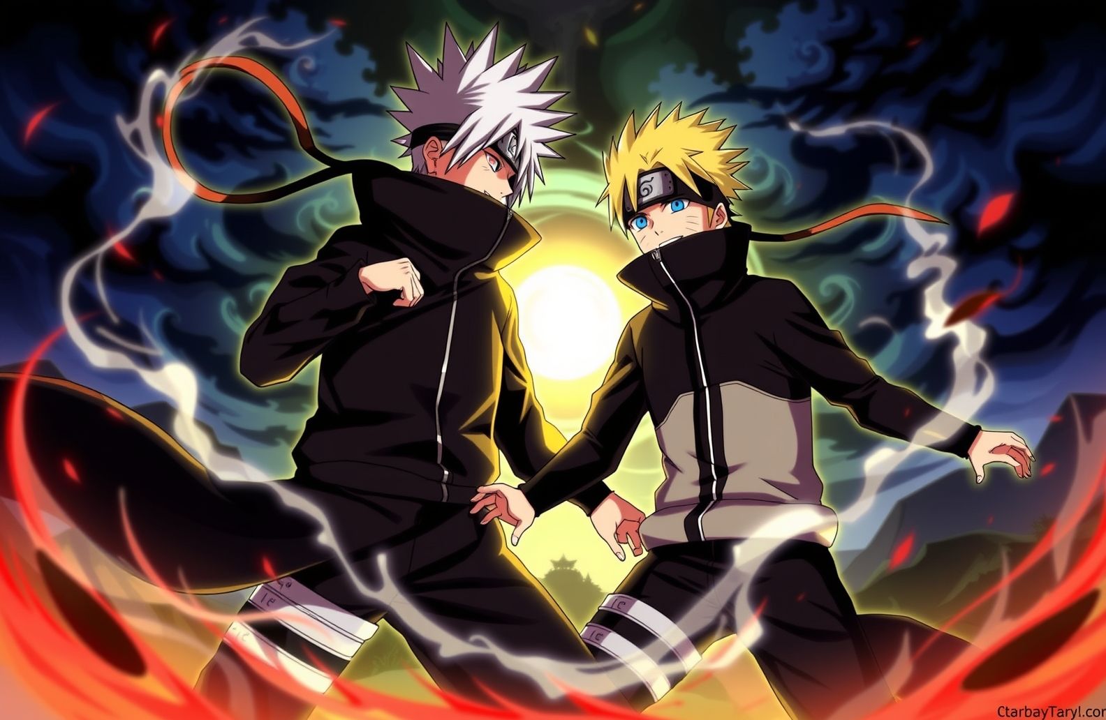 Kakashi And Obito Wallpaper