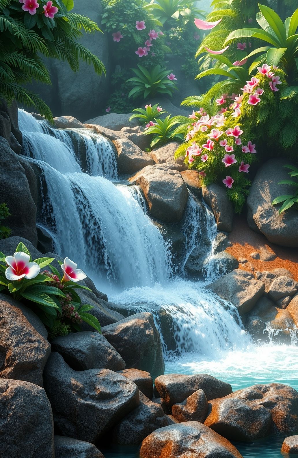 3d Waterfall Wallpaper