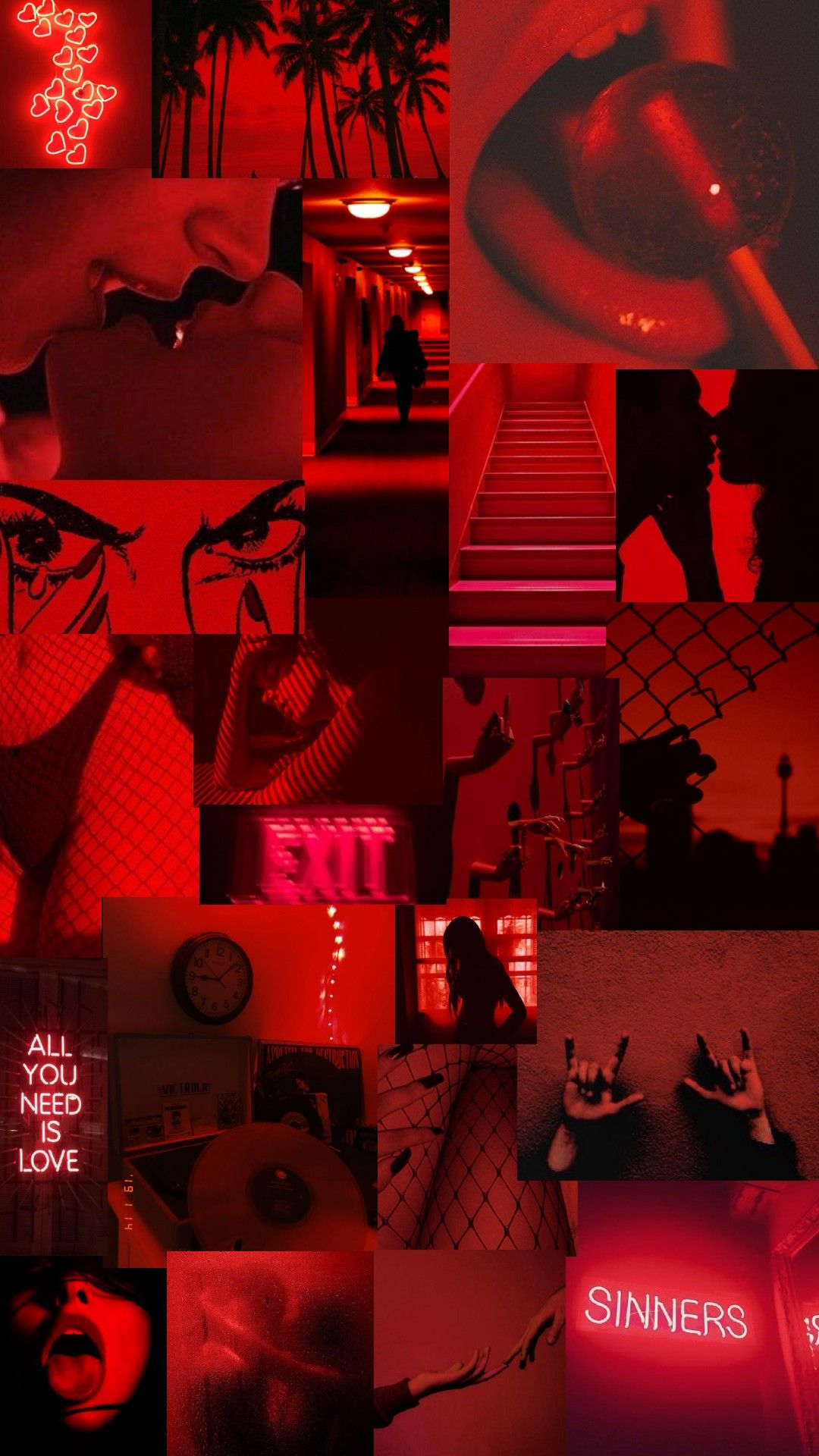 Selected Wallpaper Aesthetic Black Red You Can Get It