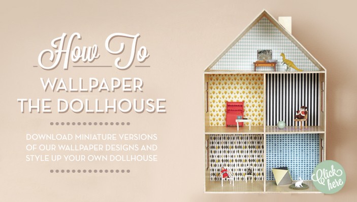 Dollhouse Ferm Living Kids Wallpaper I Love S