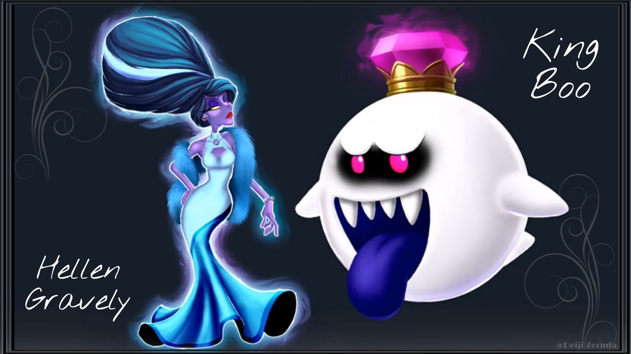 Deiji Zeruda On The Ghostly Duo King Boo And Hellen