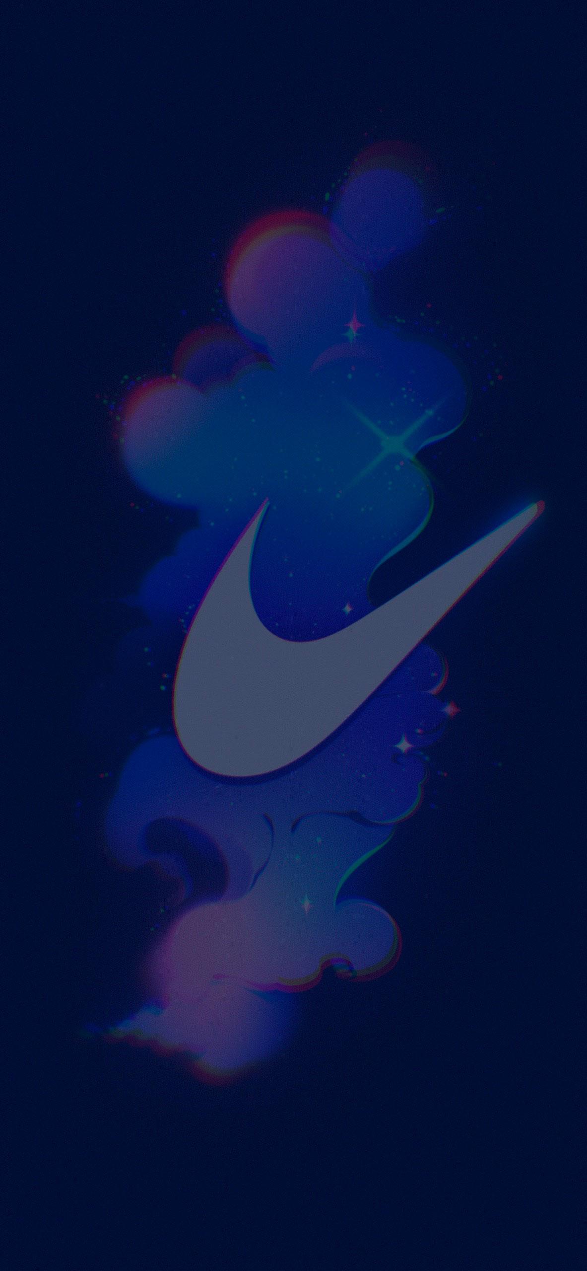 Nike Logo Dark Blue Wallpaper Cool For iPhone