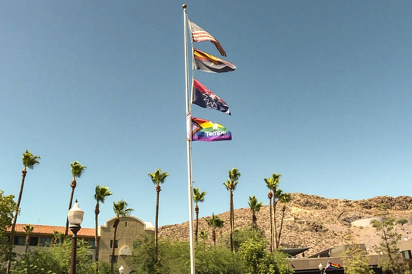 Pride Flag Burned Outside A City Hall In Arizona