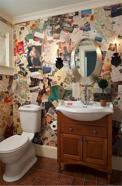 Recycled Newspaper And Magazine Wallpaper Pany Offers