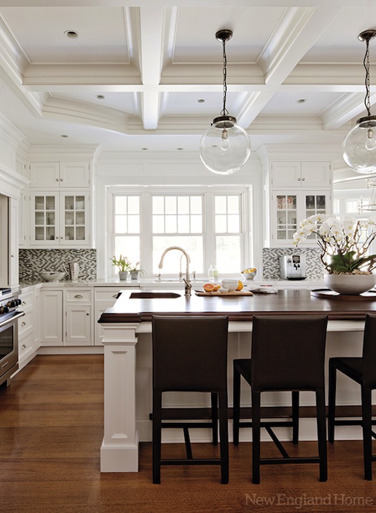 Jan Gleysteen Incredible Kitchen Design With Coffered Ceiling