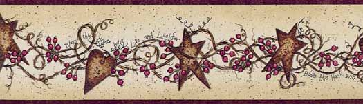 Free download Primitive Rustic Star Wallpaper Border JN1734BD Wallpaper