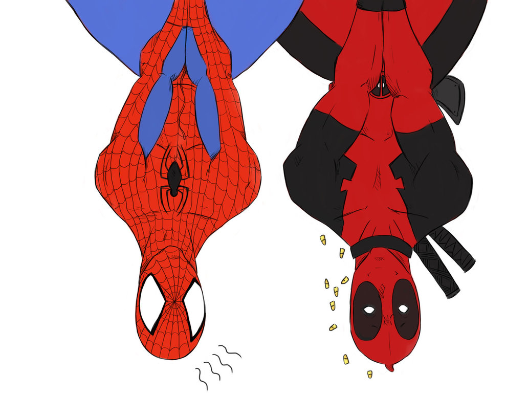Spiderman And Deadpool By Ulquiorravastolorde