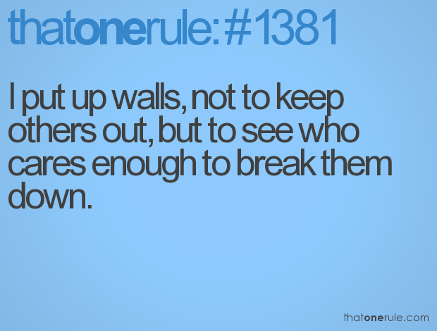 Putting Up Walls Quotes Image Search Results