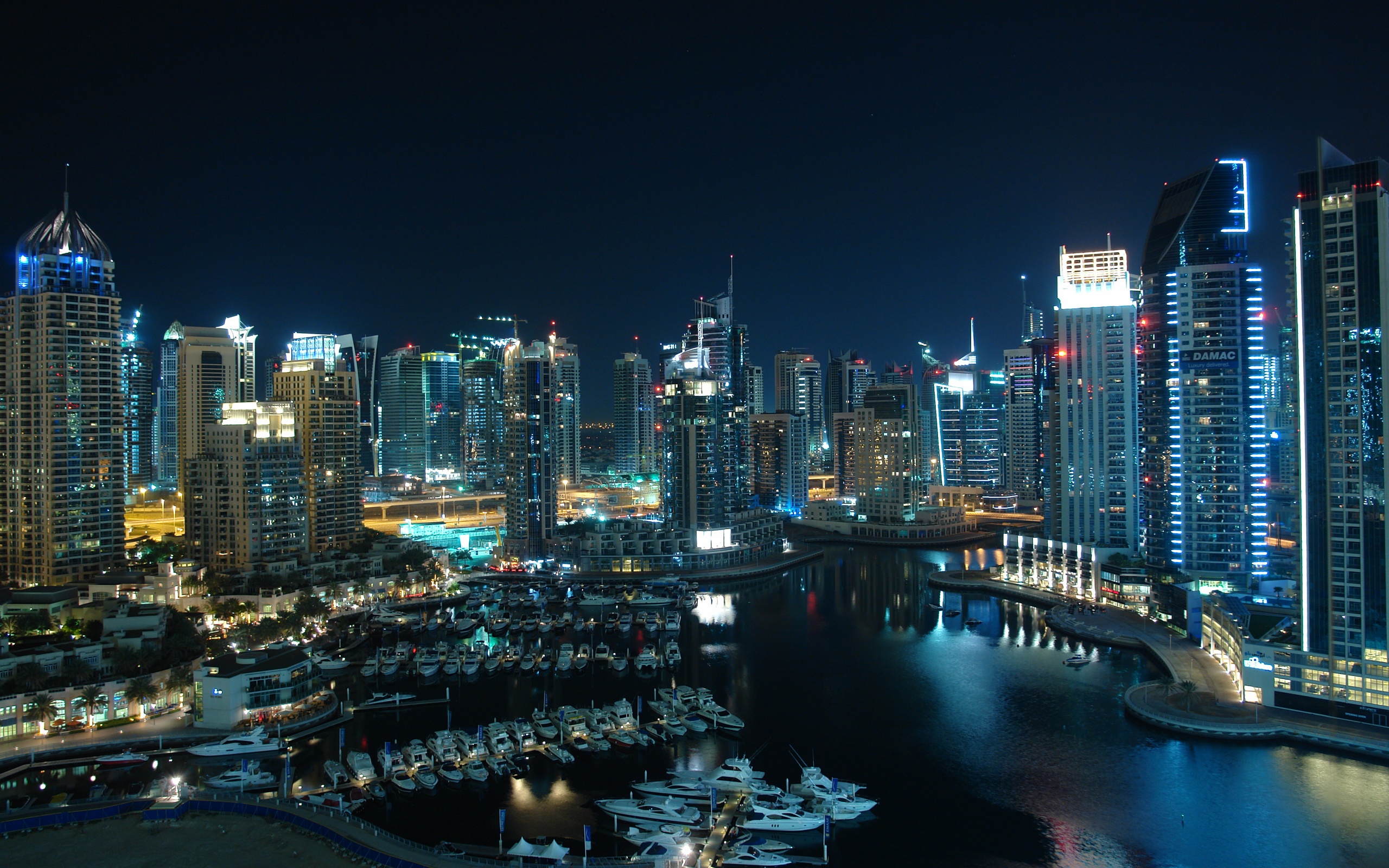 Marina en Dubai fondos de escritorio WallpaperPixel