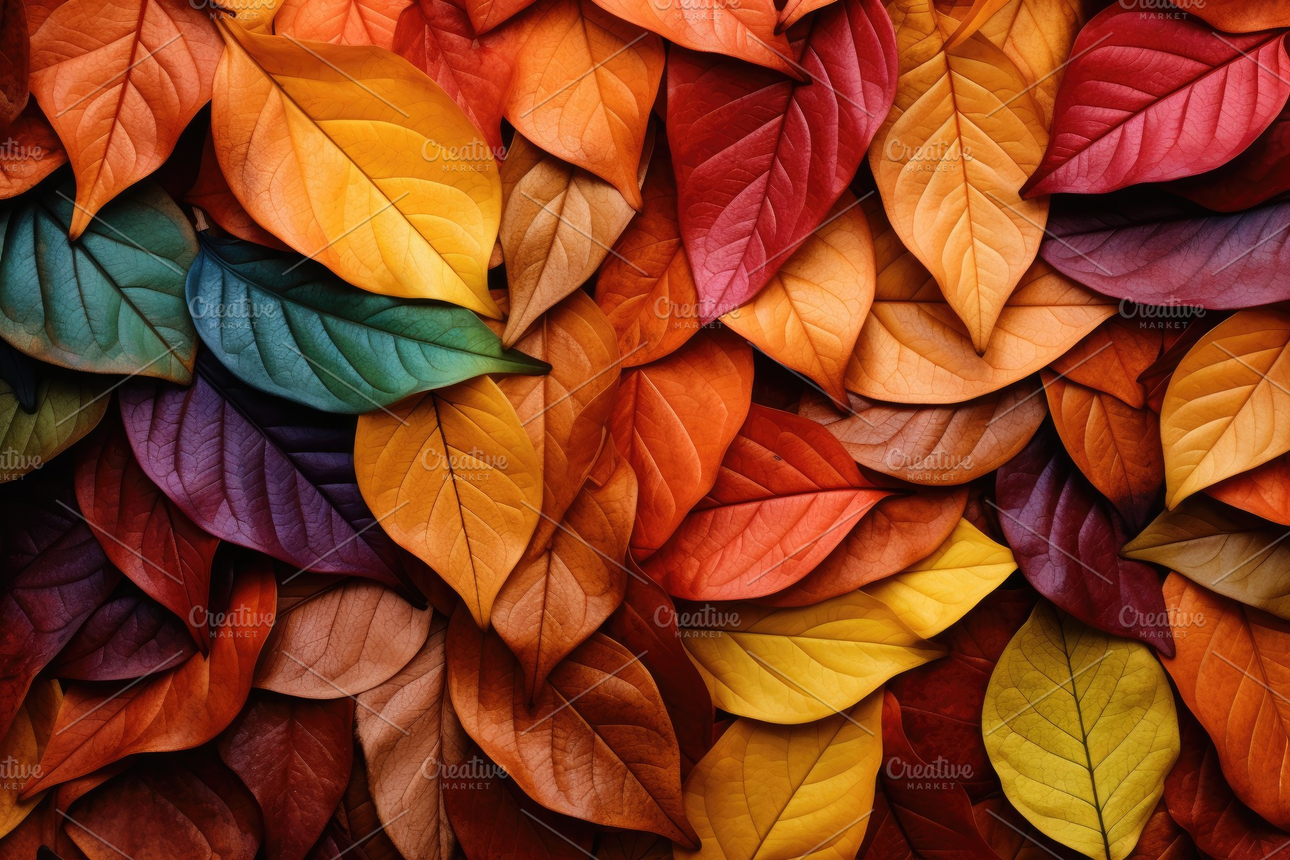 Beauty Of Autumn With A Fall Foliage Background Wallpaper