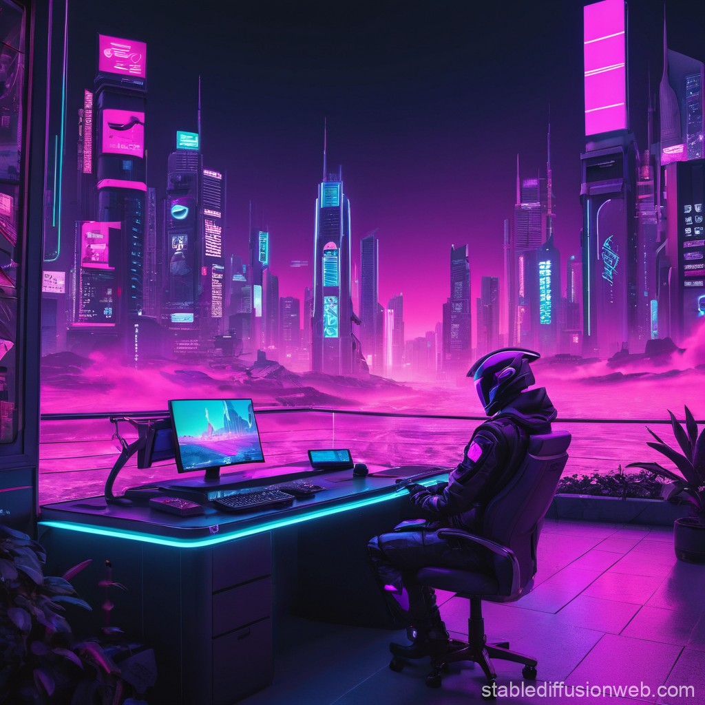 Cyberpunk Desktop Wallpaper