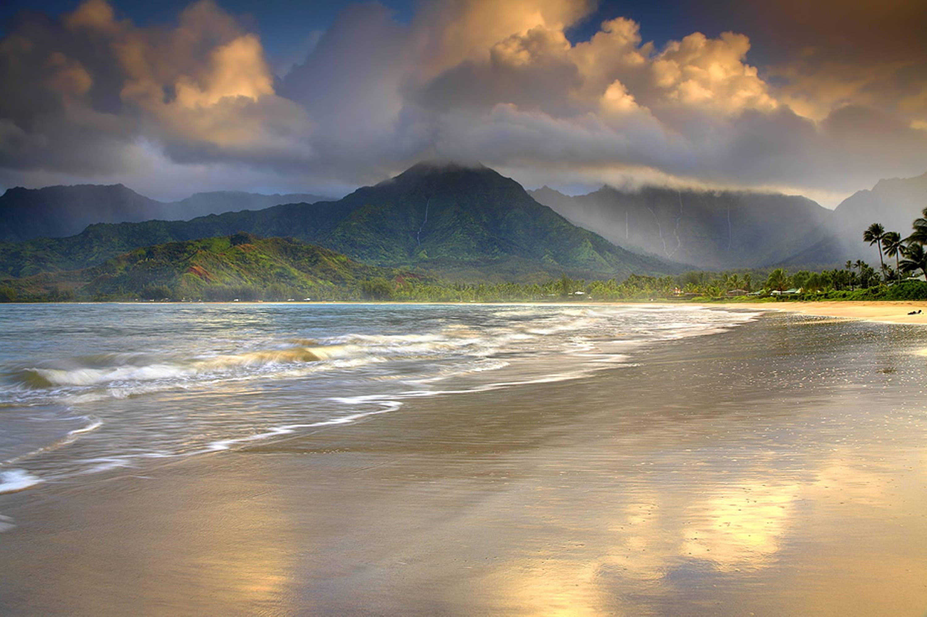 Hanalei Bay Hawaii HD Desktop Wallpaper Widescreen High
