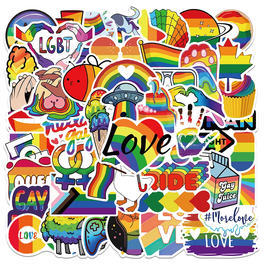 Free download 1050100pcspack Rainbow Lgbt Anime Graffiti Stickers ...