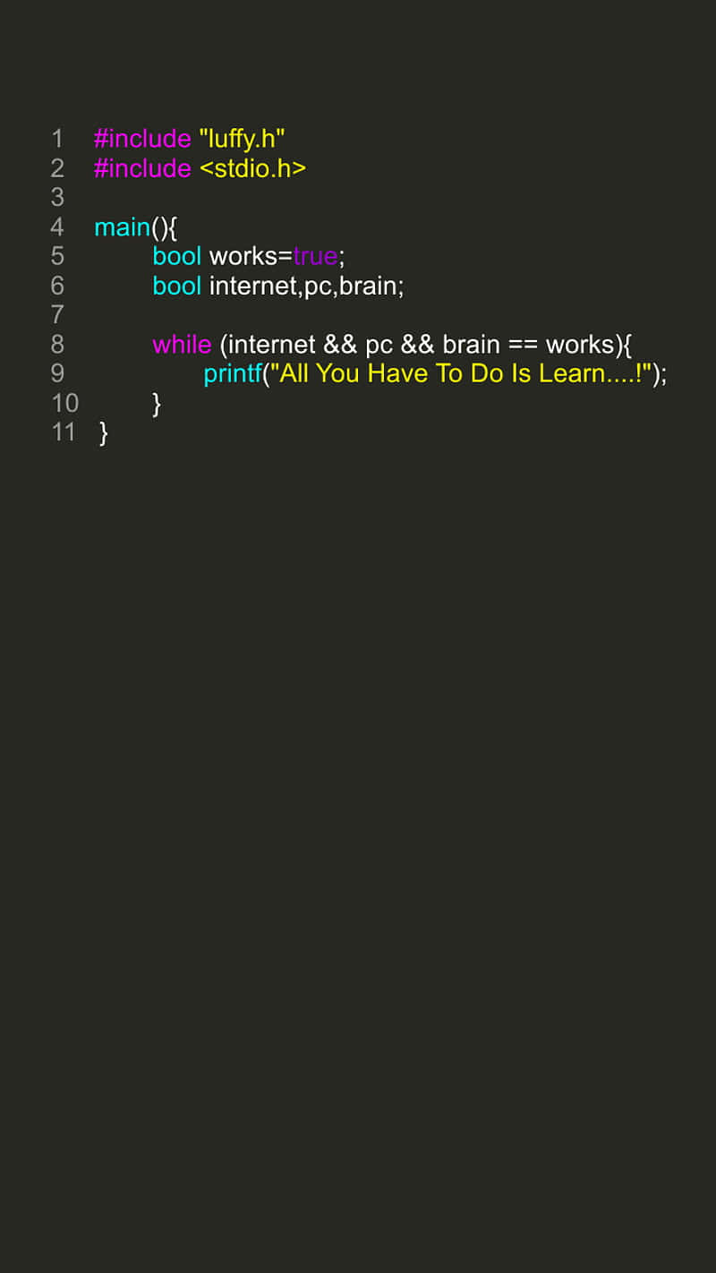 Custom Code In iPhone X Programming Background Wallpaper