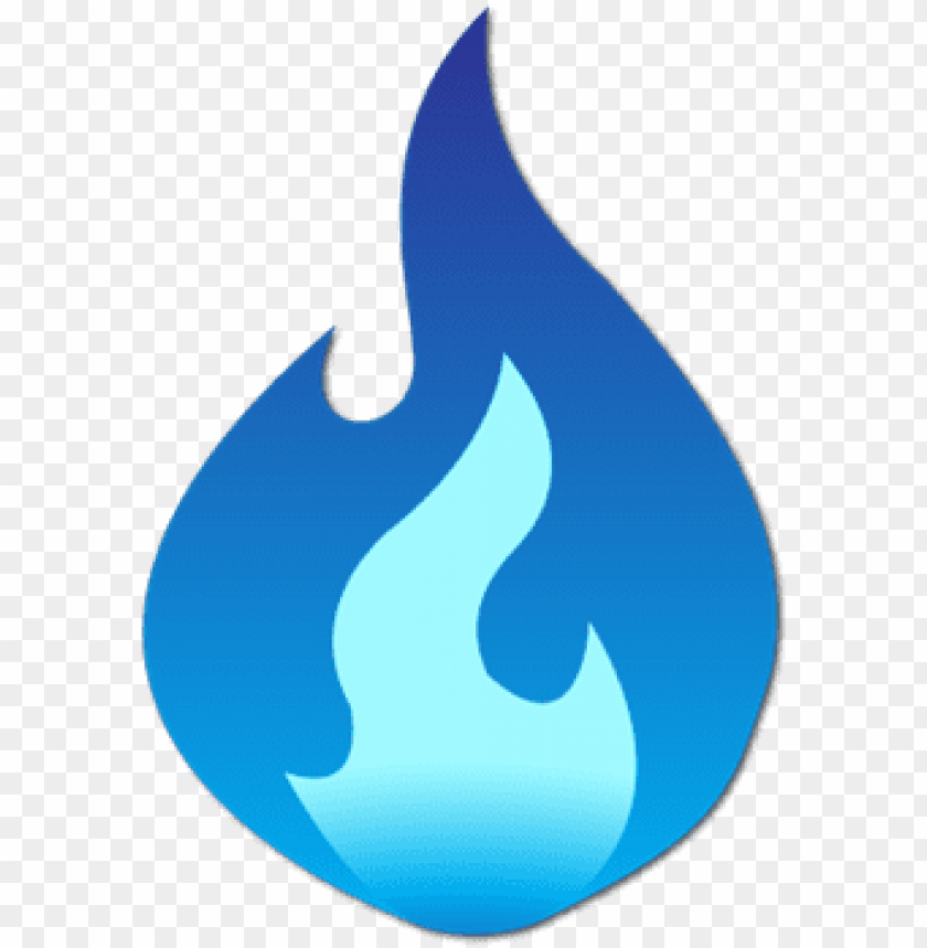 Atural Gas Flame Symbol Blue Icon Png Image With