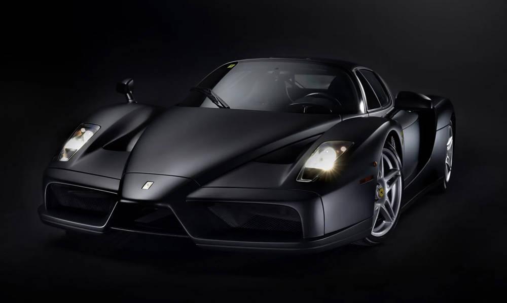 You Can Own This Rare Triple Black Ferrari Enzo Cool Material