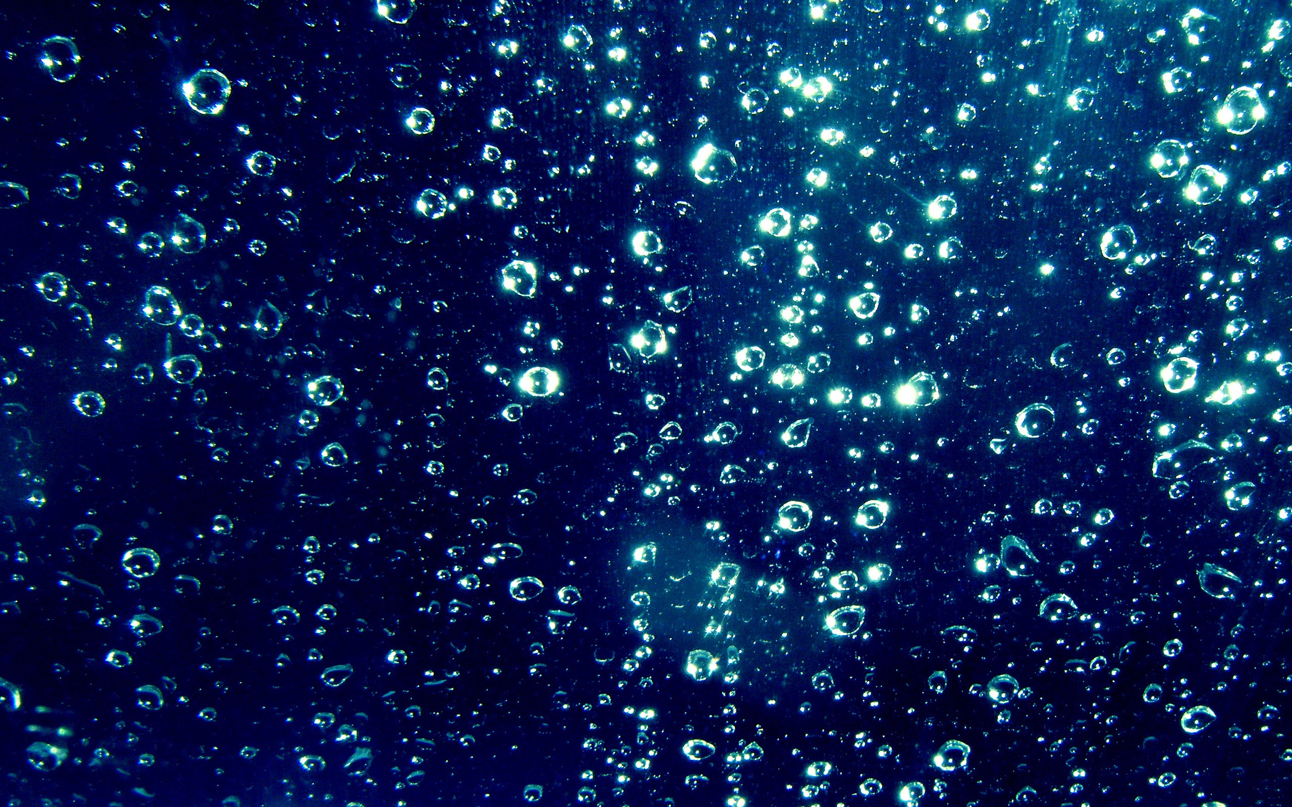 water abstract blue bubbles digital art wallpaper background
