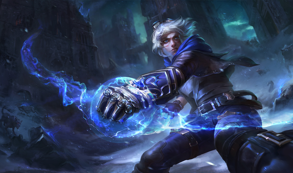 Frosted Ezreal Skin League Of Legends Wallpaper