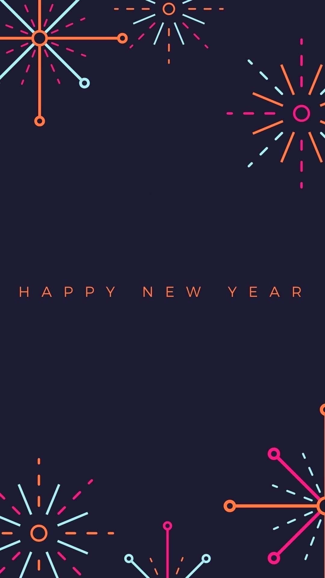 Happy New Year iPhone Wallpaper
