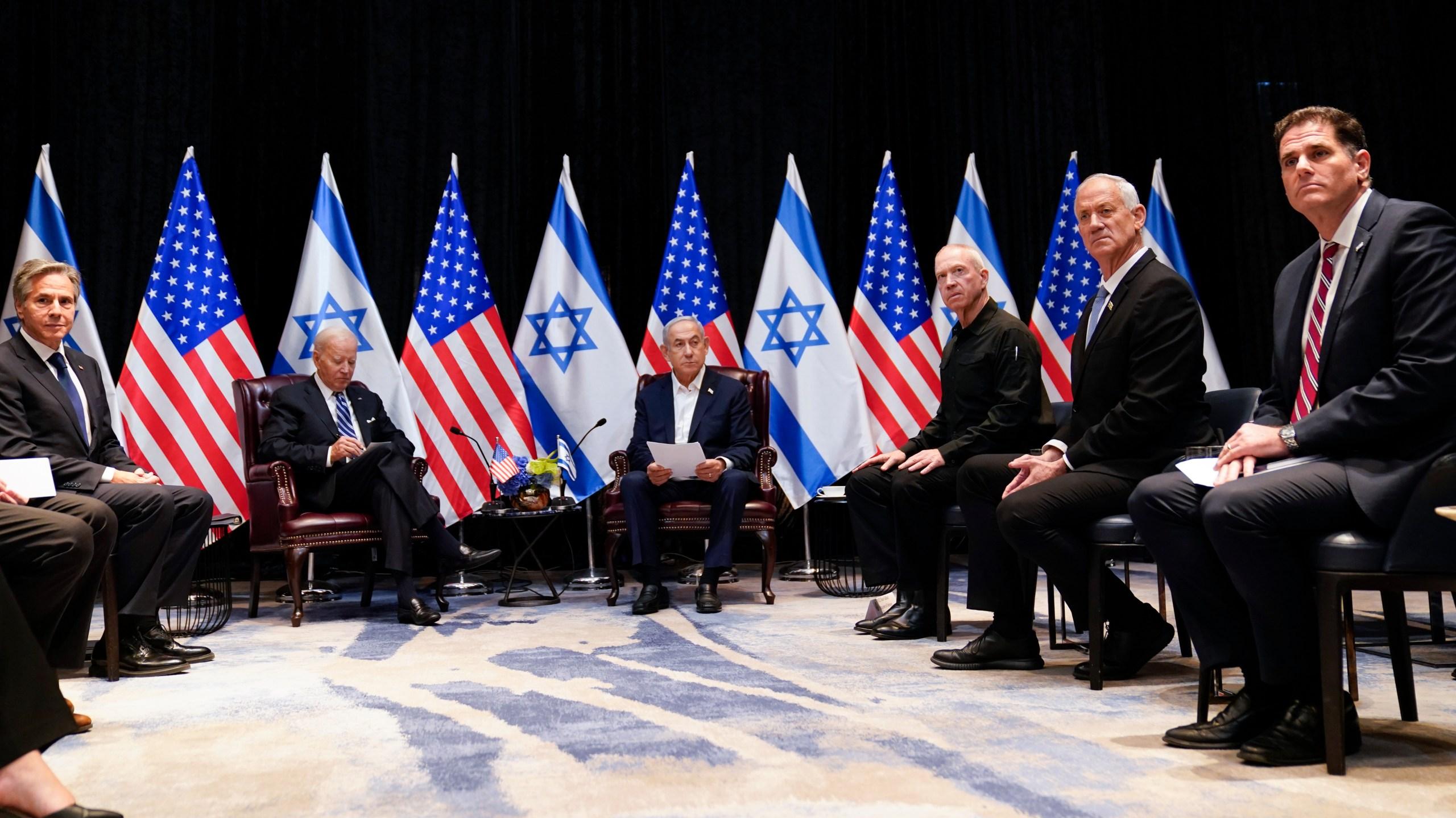 President Biden wraps up his visit to wartime Israel with a