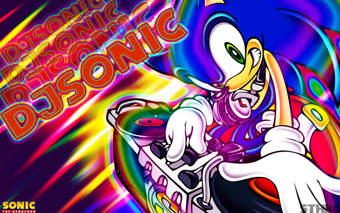 DJ Sonic The Hedgehog Wallpaper by SonicTheHedgehogBG