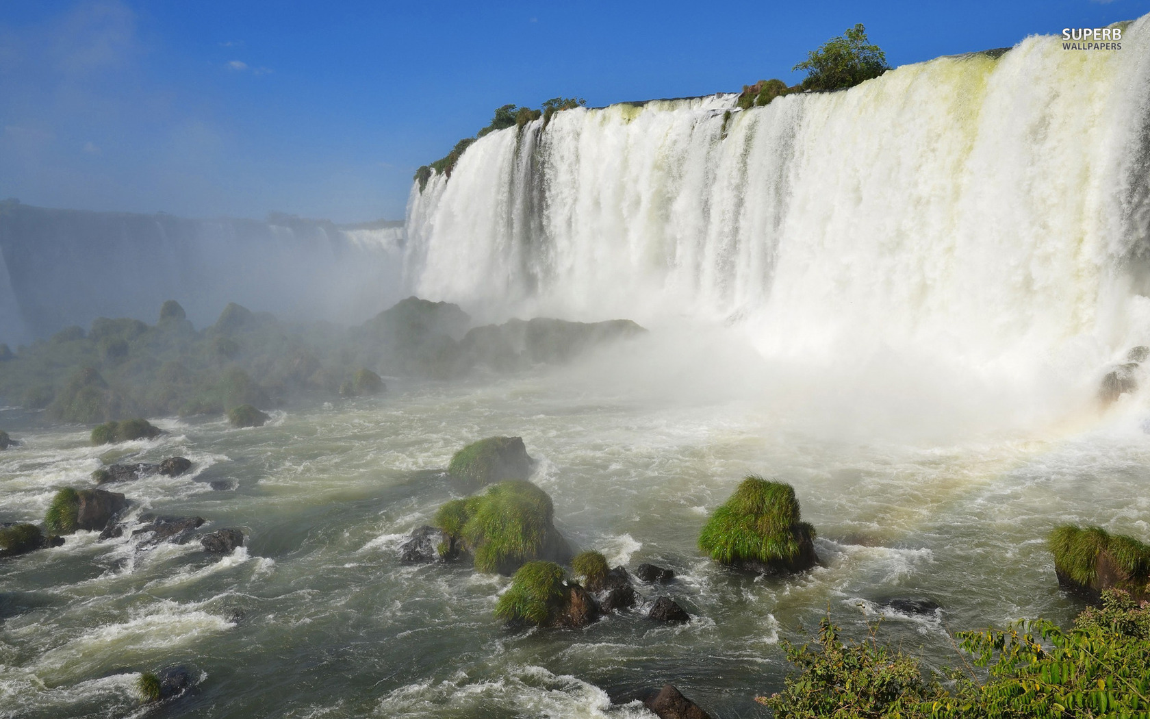 New Iguazu Falls Background Wallpaper
