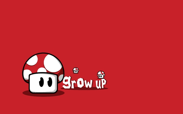 Nintendo Mario Simple Background Wallpaper Desktop