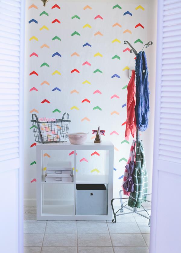 Make Your Own Wallpaper Spaces Featuring Radiant Color In Interior