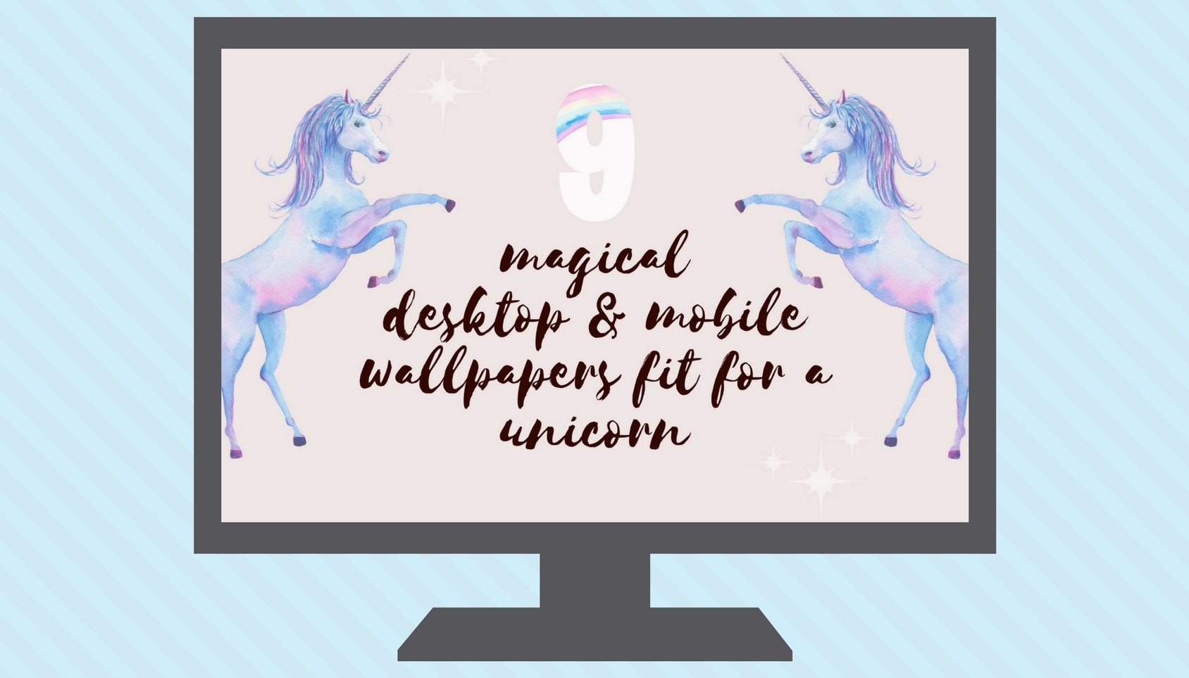 Magical Desktop Mobile Wallpaper Fit For A Unicorn Off The Cusp