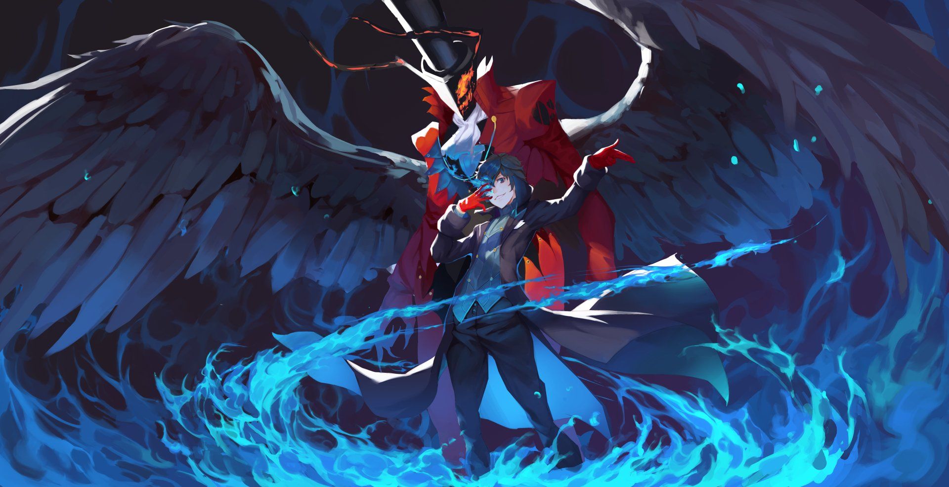 Video Game Persona Akira Kurusu Arsene Wallpaper