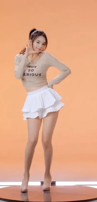 Stylish Dance Pose Wallpaper