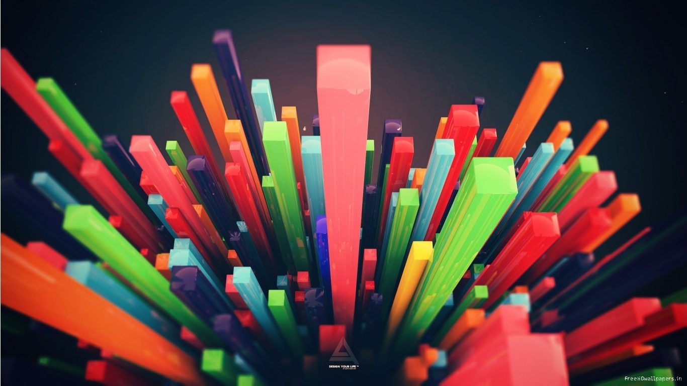 Abstract Colorful Creative Digital Art Artwork Graphic