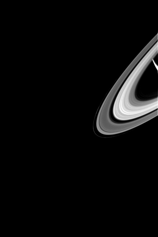 Angled Rings Wallpaper Cassini Image Of Saturn S At
