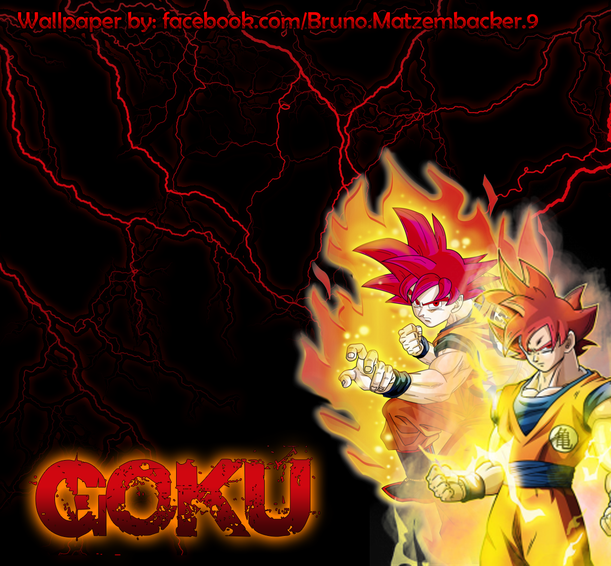Lewildgoku Deviantart Wallpaper Goku Super Saiyan God By