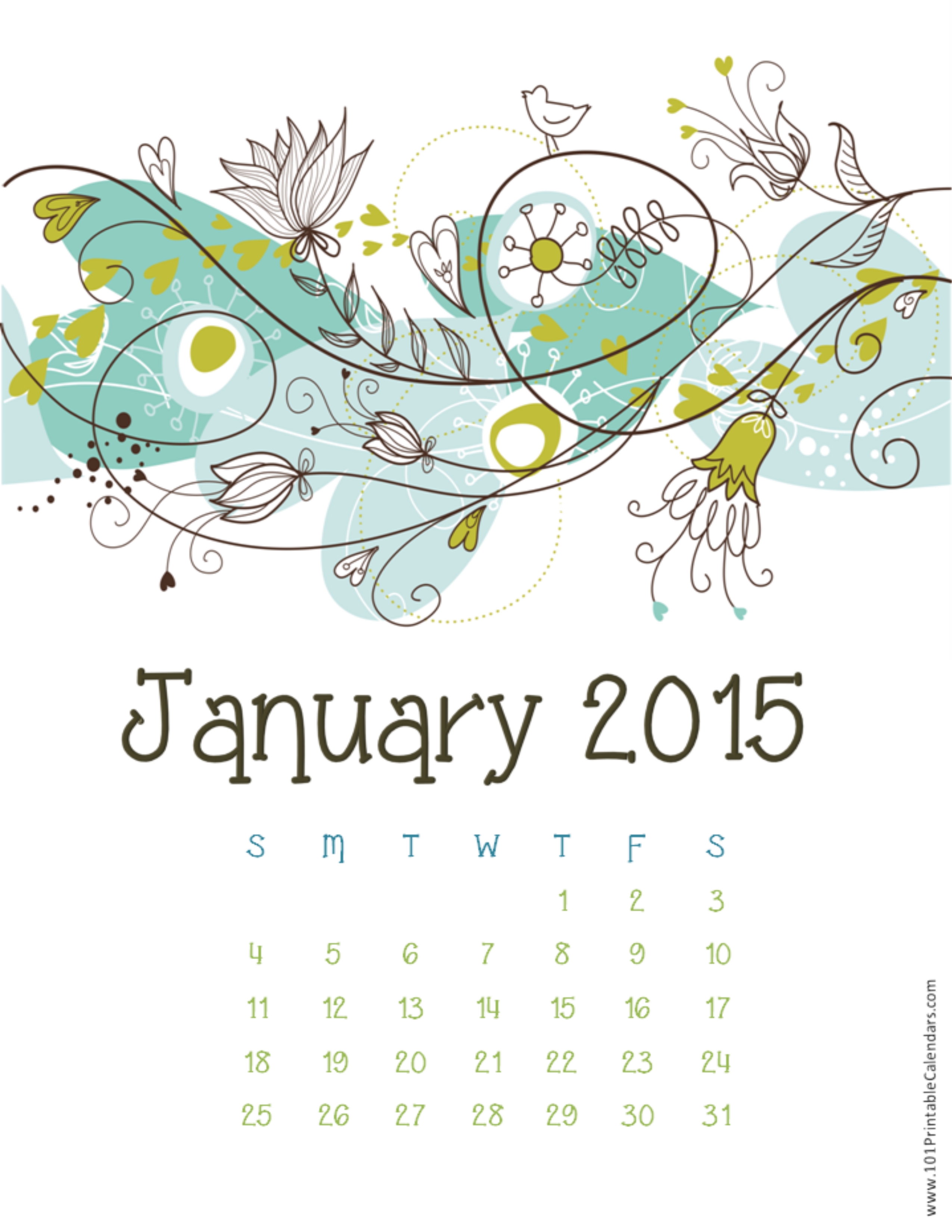 january calendar printable printable calendar january