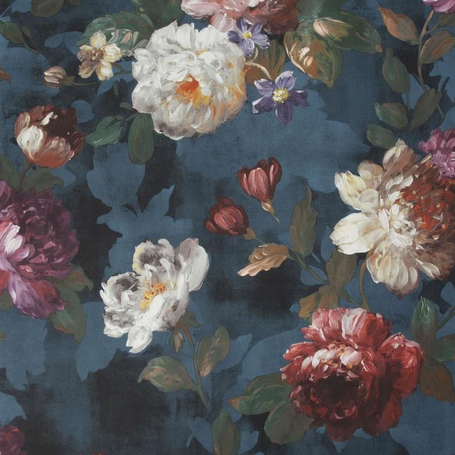 Superfresco Easy Isabelle Navy Wallpaper Sample Lowes