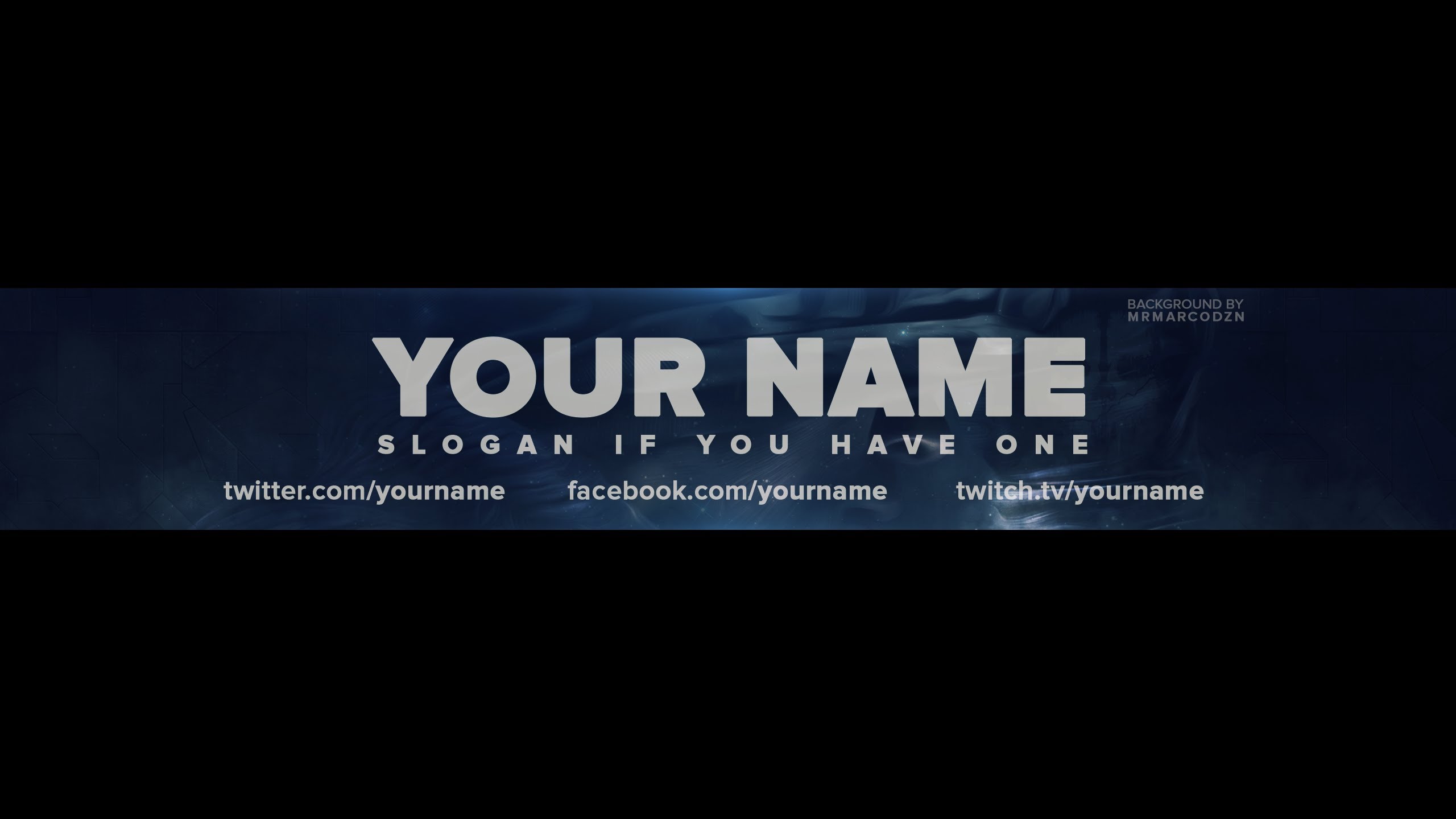 Call Of Duty Ghosts One Channel Banner Template