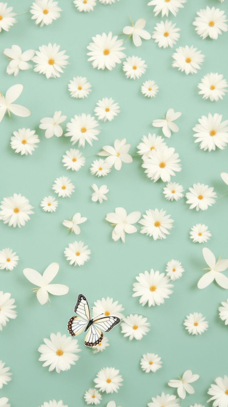 Pastel Green Aesthetic Wallpaper Image