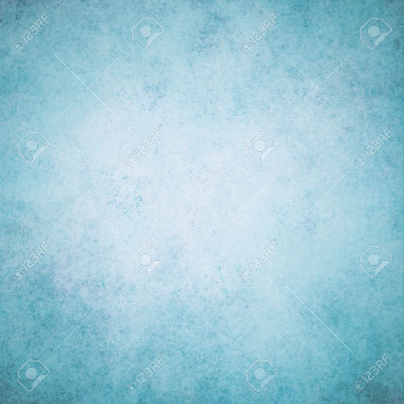 Abstract Blue Background White Color Center Dark Frame With Cloudy