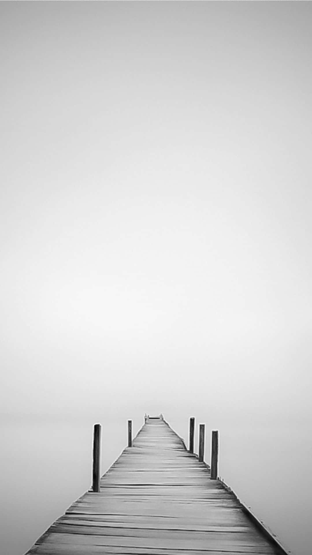 iPhone White Wallpaper