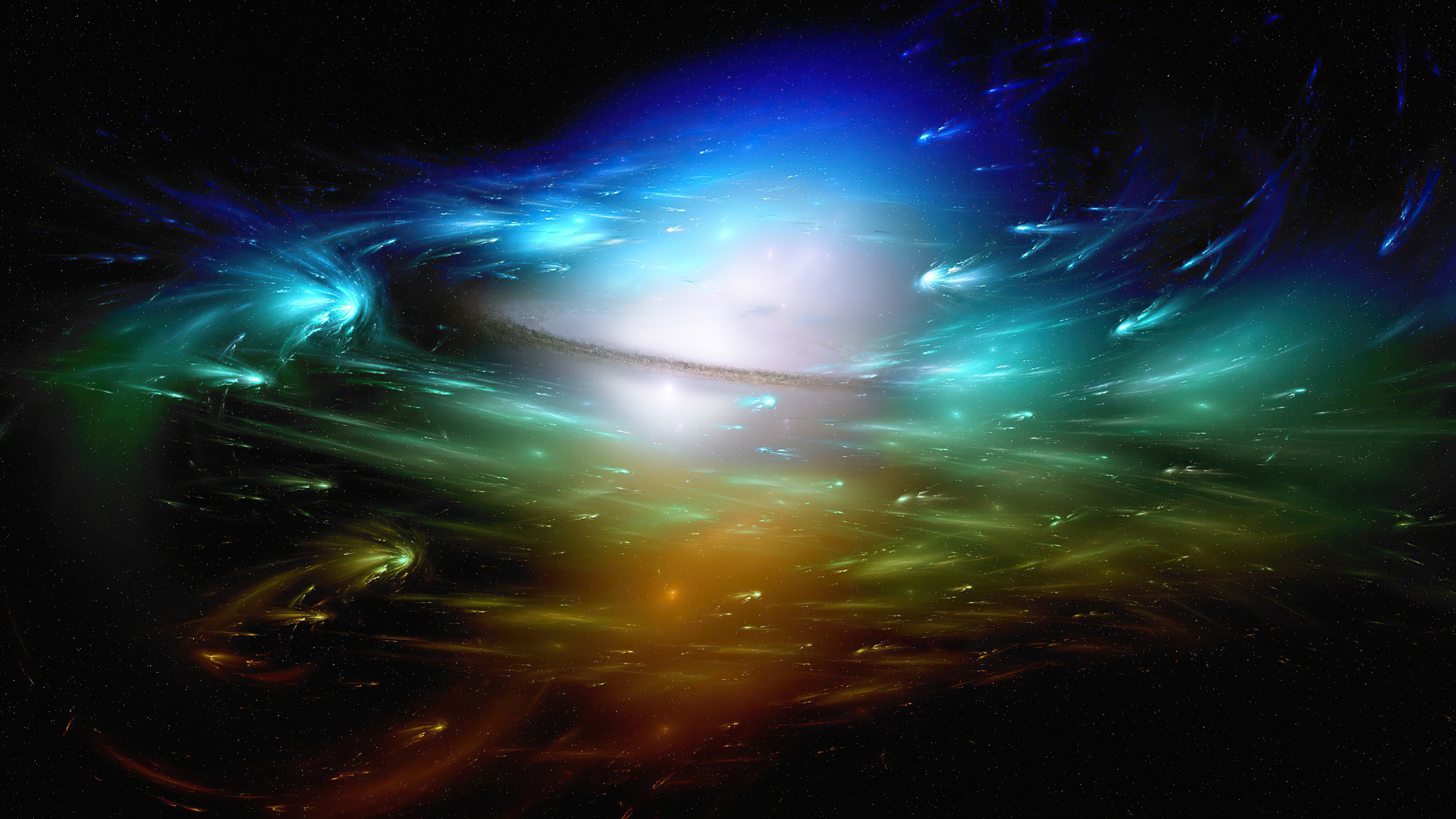 Galaxy Stars Space Universe Art 4k Wallpaper HD Digital